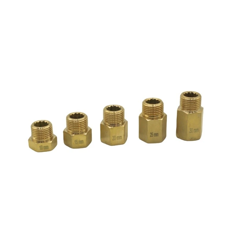 Brass Male And Female Extension Adapter