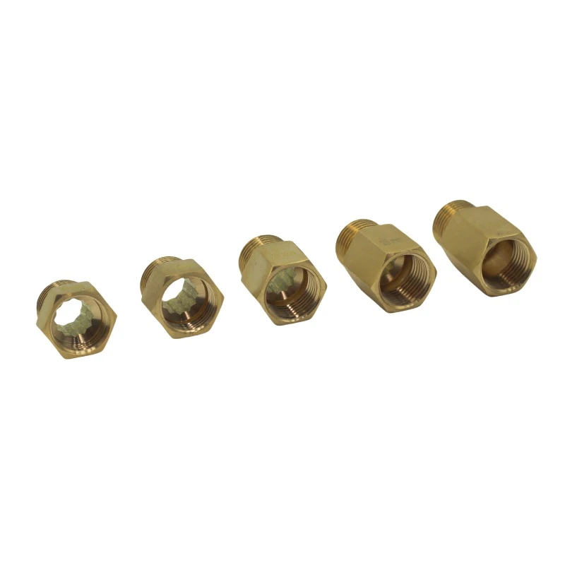 Brass male and female extension adapter2